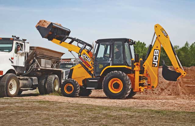 JCB backhoe