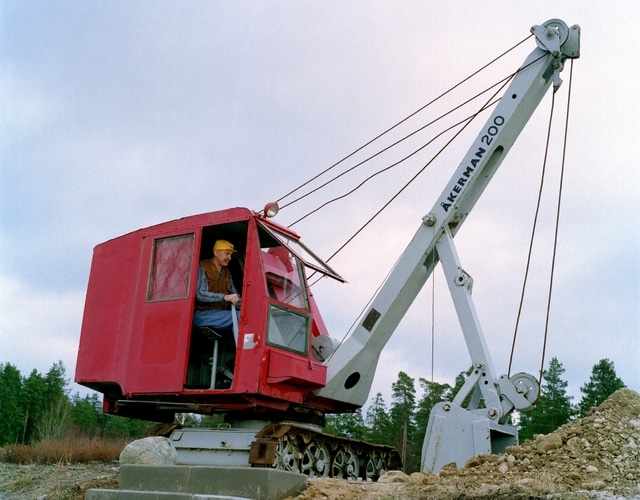 Volvo old excavator