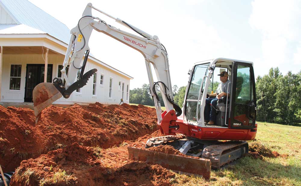 Takeuchi excavator