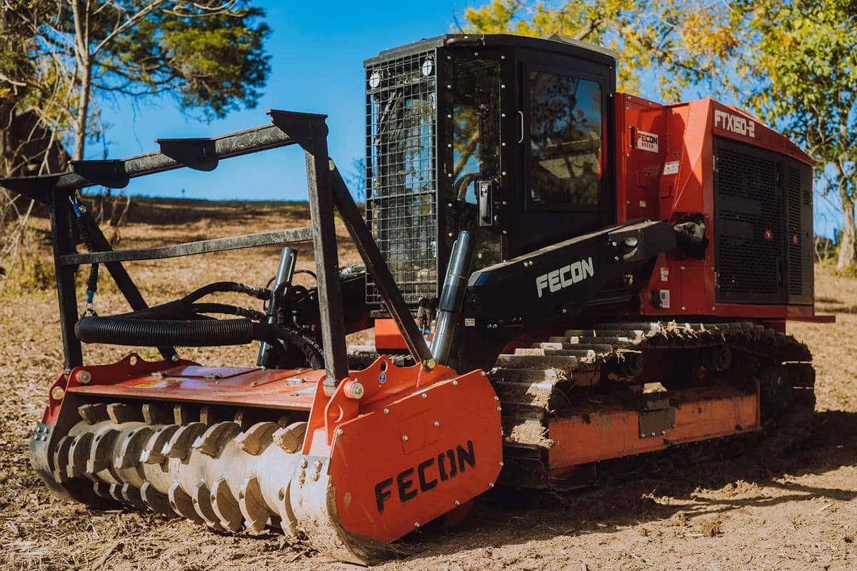 Fecon mulching track loader