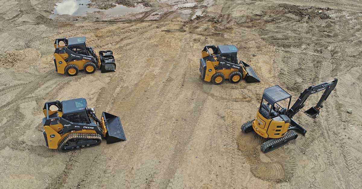 John Deere compact equipment