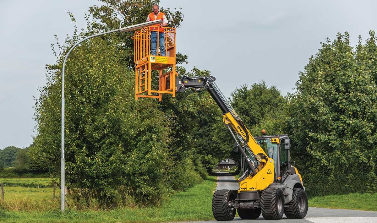 Mecalac telehandler