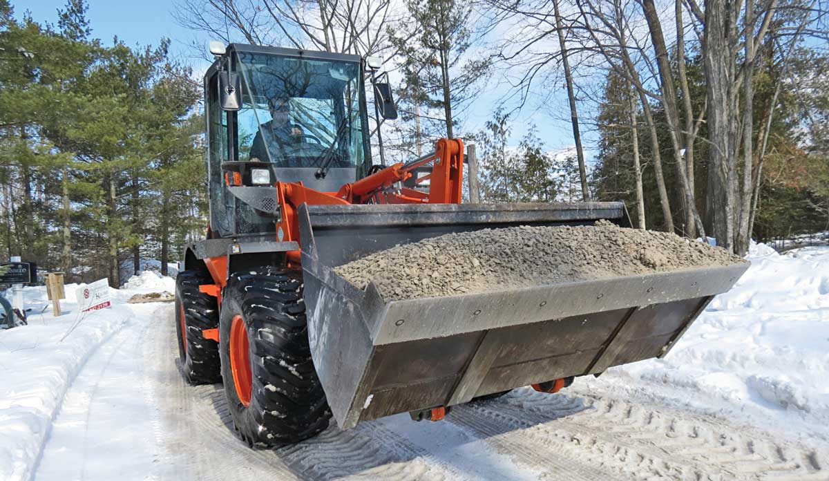 compact wheel loader