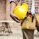 construction worker with a hardhat
