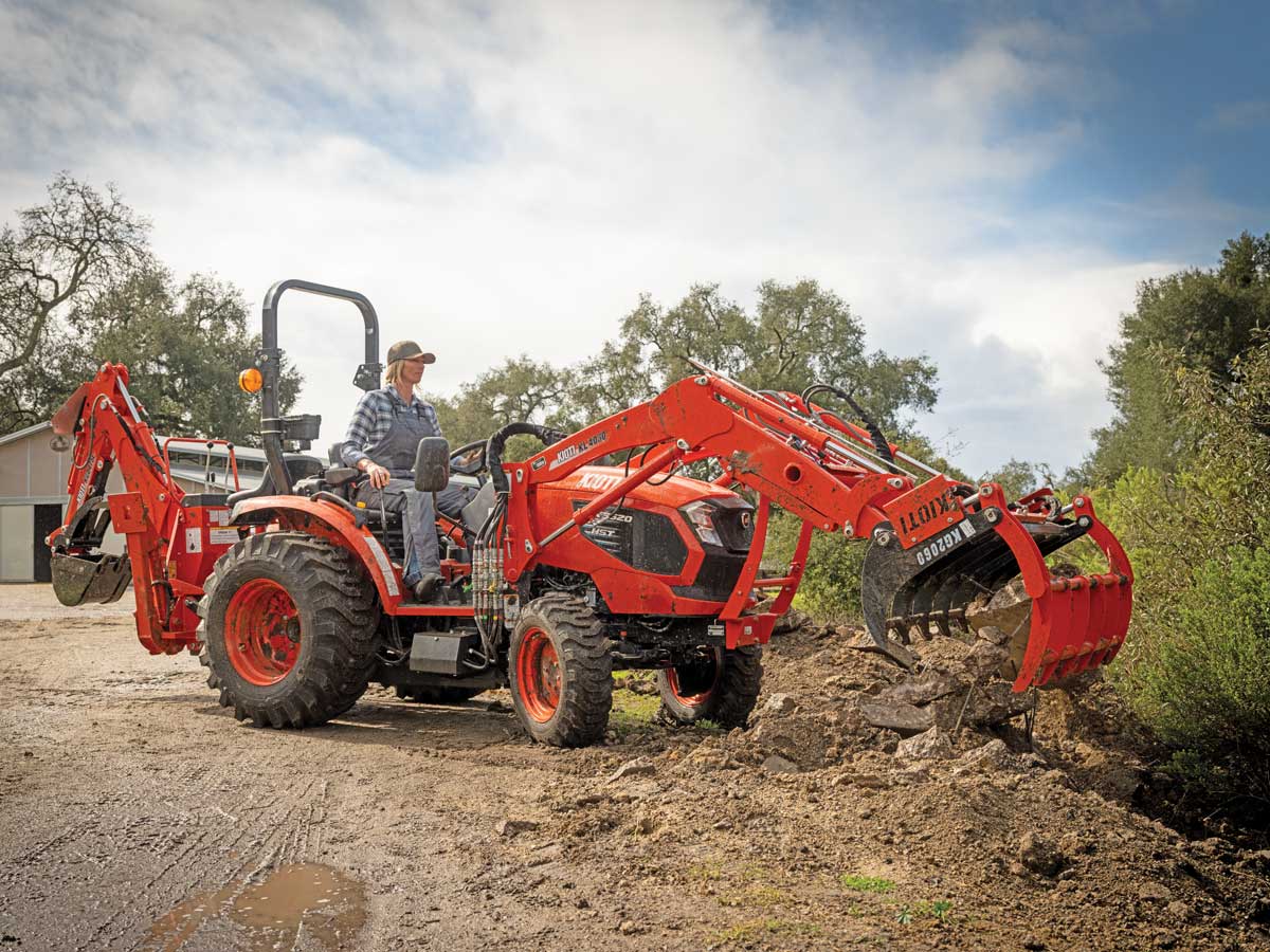 Kioti KB2475L Backhoe Attachment