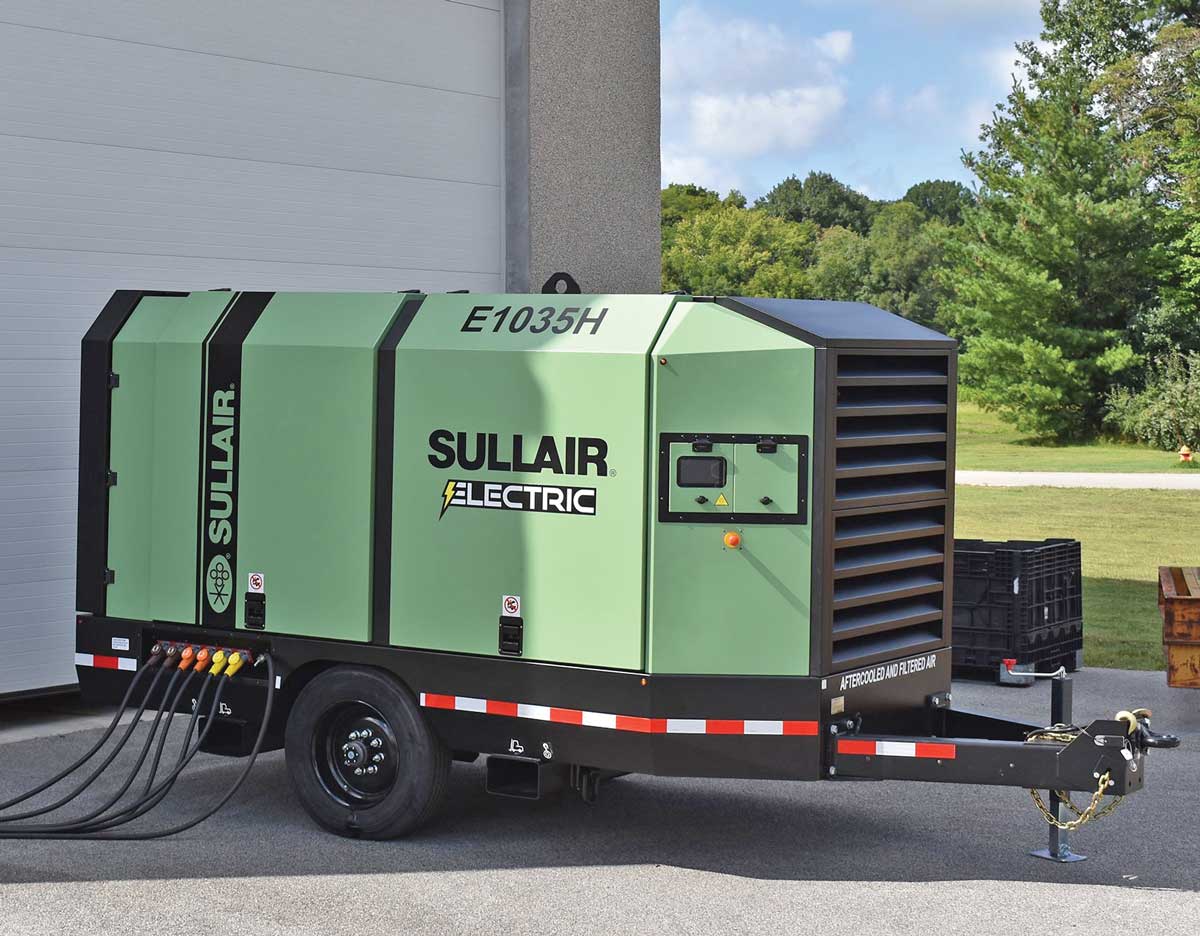 Sullair’s E1035H Electric Portable Air Compressor