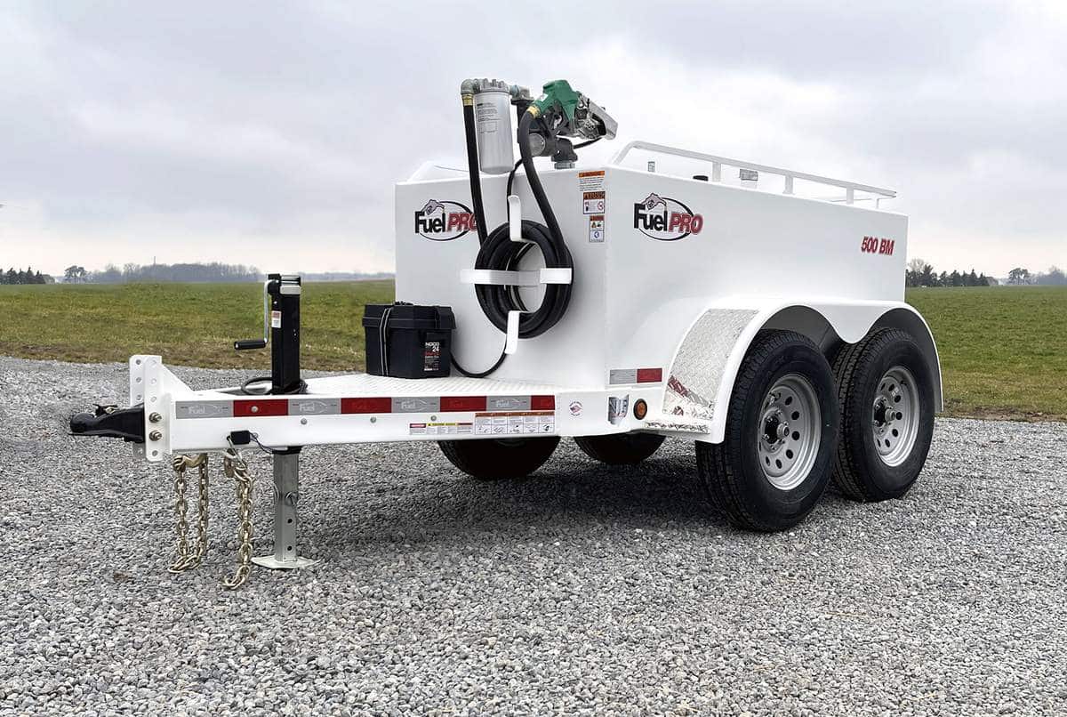 FuelPro 500BM trailer in parking lot