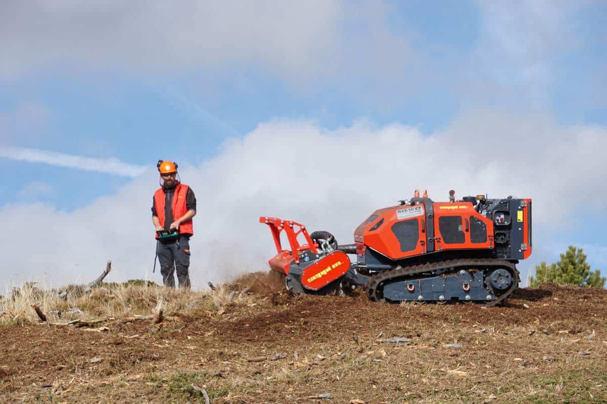 Seppi M.'s Max 50 le Is a Remote Controlled Tracked Tool Carrier