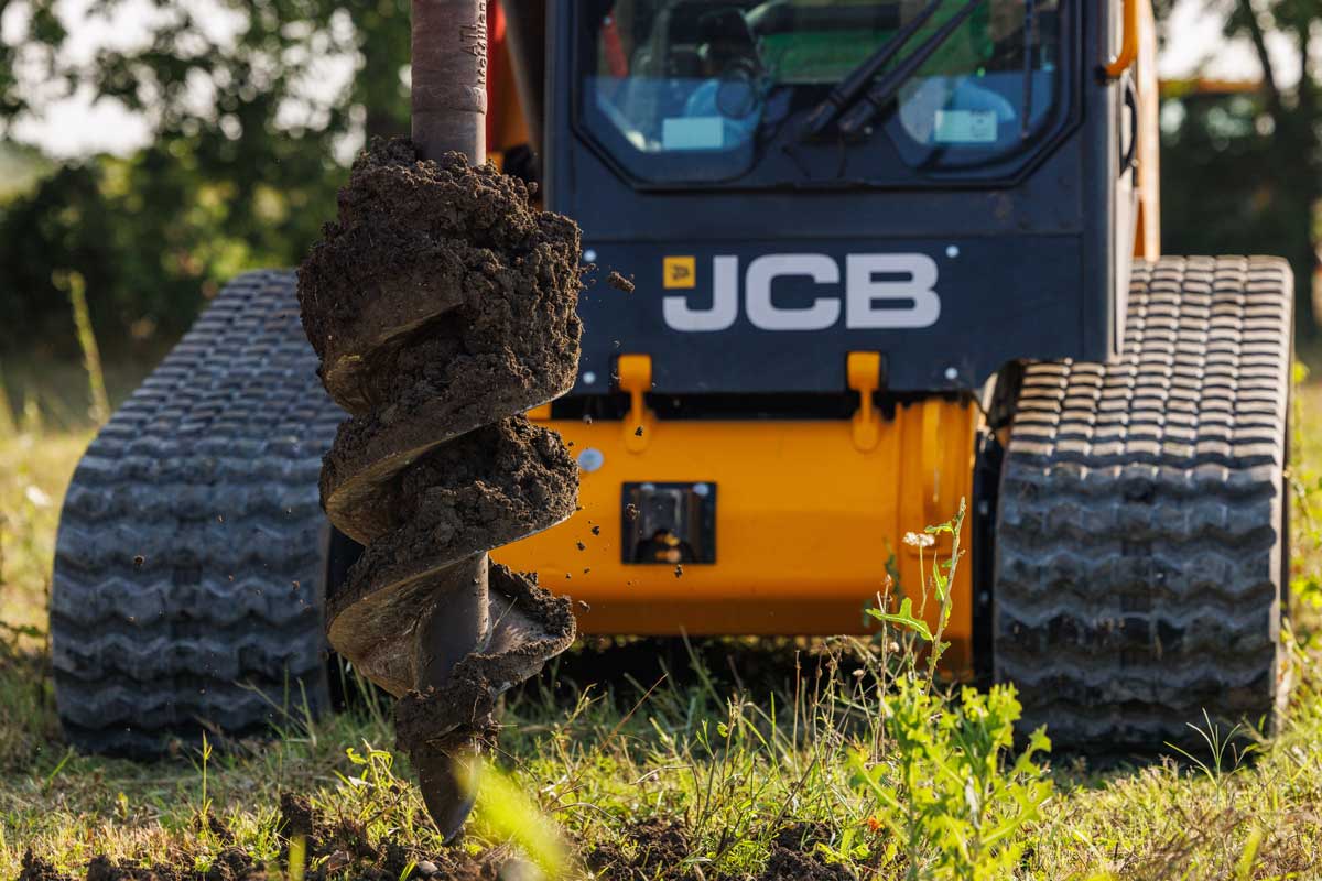 JCB auger