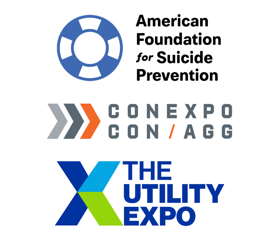 AFSP, CONEXPO and The Utility Show logos