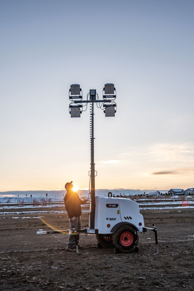 Bobcat light tower