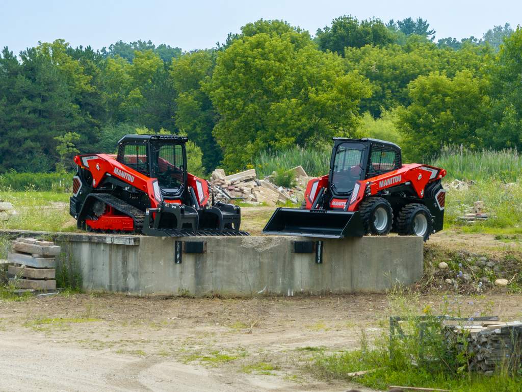 Manitou's New Large frame skid steers and compact track loaders